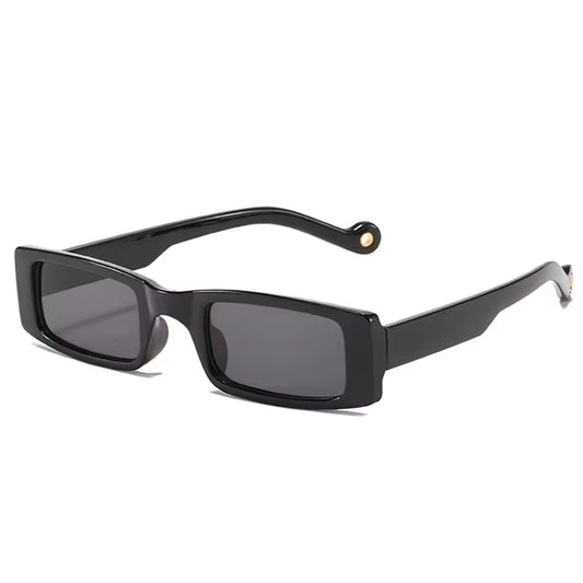 Narrow square retro sunglasses